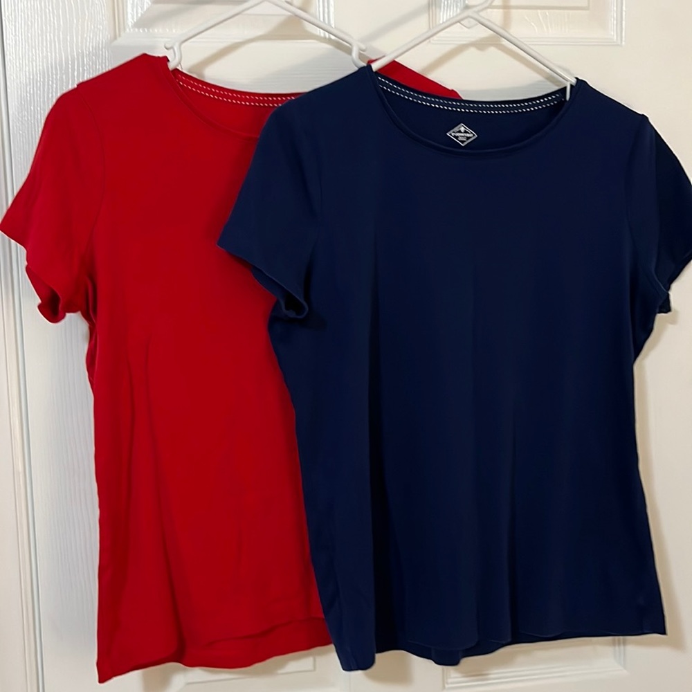 (2) St. John’s Bay Essential T-Shirts